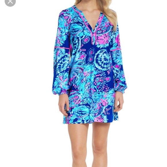 Lilly Pulitzer Dresses & Skirts - BNWT Lilly Pulitzer Joy Dress- Deep Indigo Gypsea